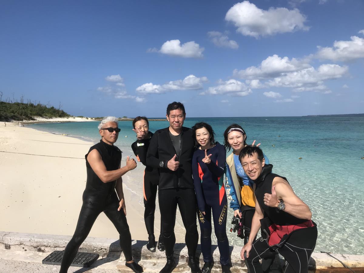 沖縄本島縦断ツアー　水納島　瀬底島　美南海ダイビングクラブ